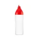 Bouteille doseuse pour sauces non drip red 350 ml (AR02554)