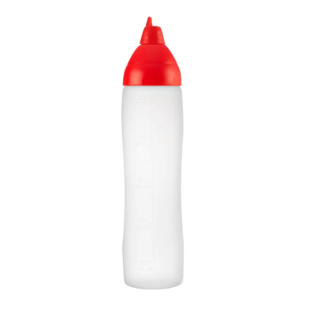 Bouteille doseuse pour sauces non drip red 500 ml (AR02555)