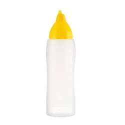 Bouteille doseuse pour sauces non drip yellow 750 ml