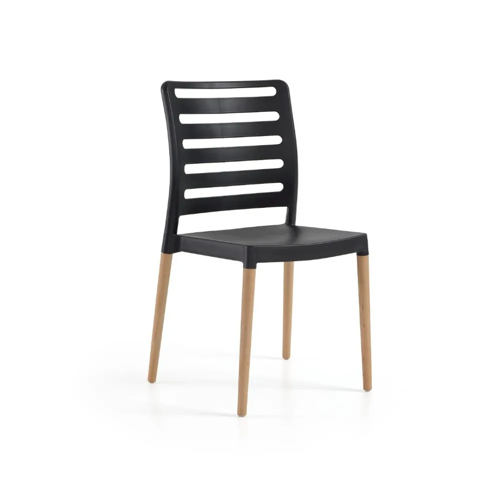 Chaise  Diva avec une jambe de bois (3G-DivaChairWood)