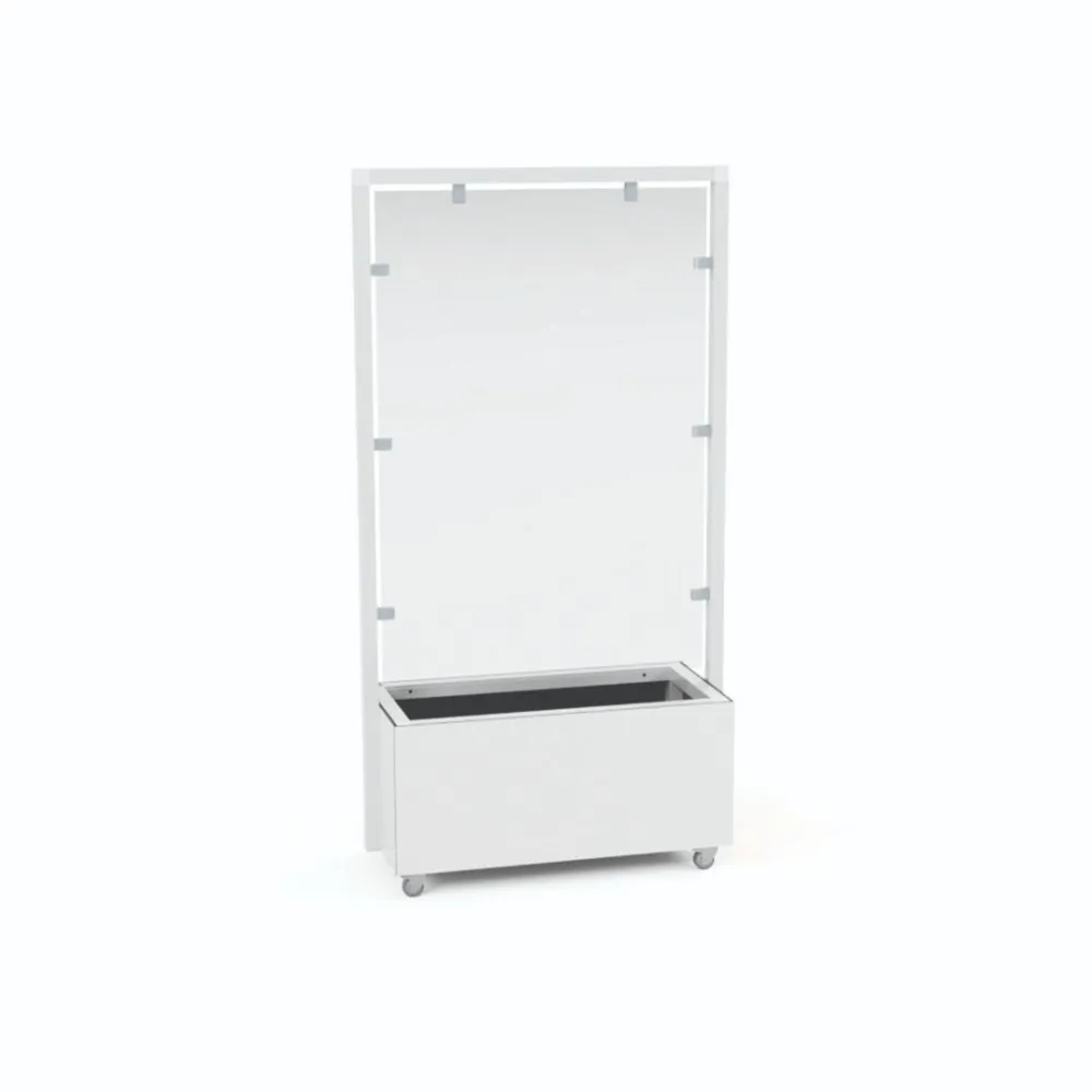 Cloison pot de fleur ouvert h-400mm (3G-Dscreenpot-400)