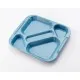 5-compartment food tray Blue Polycarbonate (AR31052)