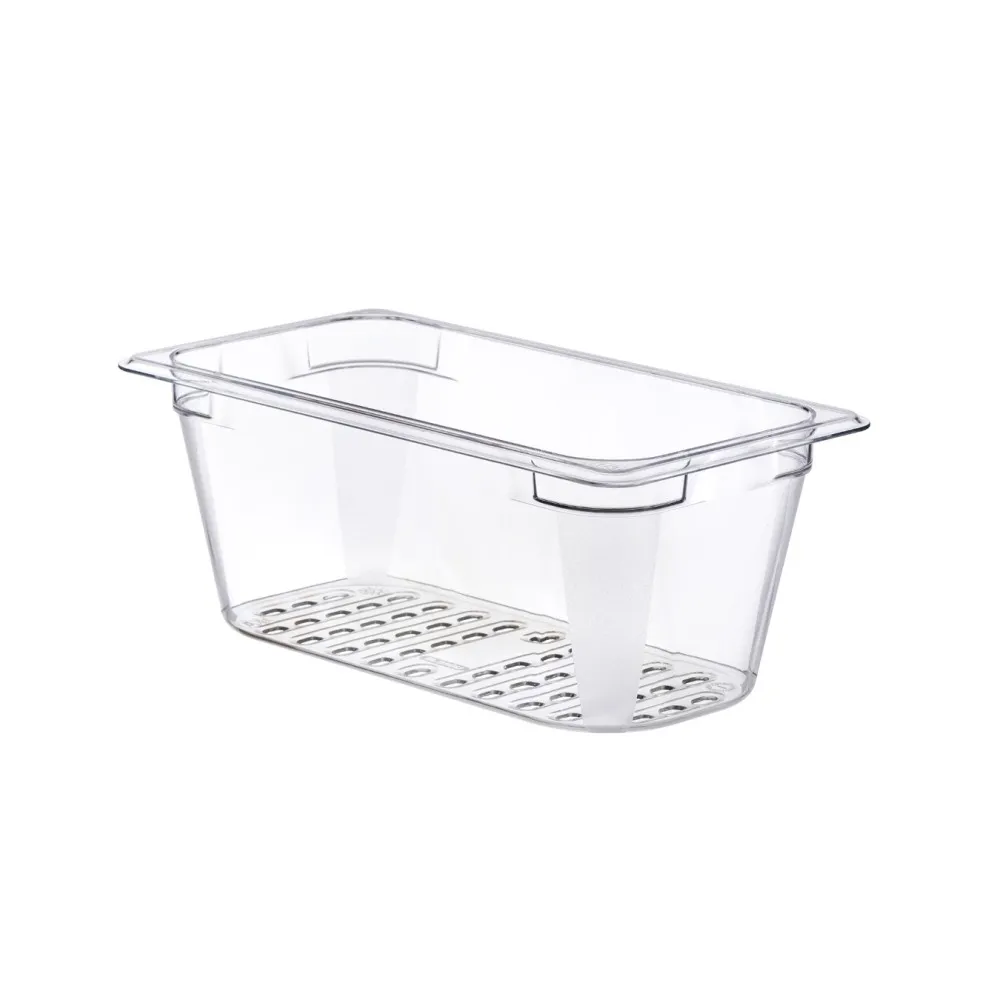 GN 1/3 h-130mm Perforated polycarbonate container (AR94075)