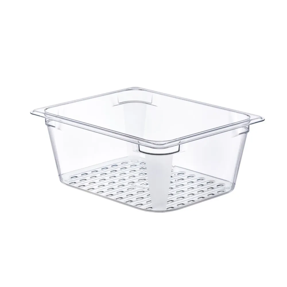 GN 1/2 h-130mm Perforated polycarbonate container (AR94076)