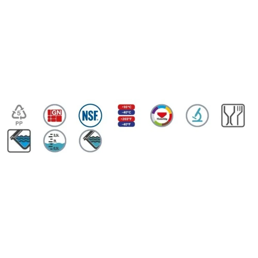 GN1/9 H-150mm Récipient avec couvercle (AR03022)