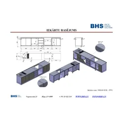 Cuisine pour une maison privée