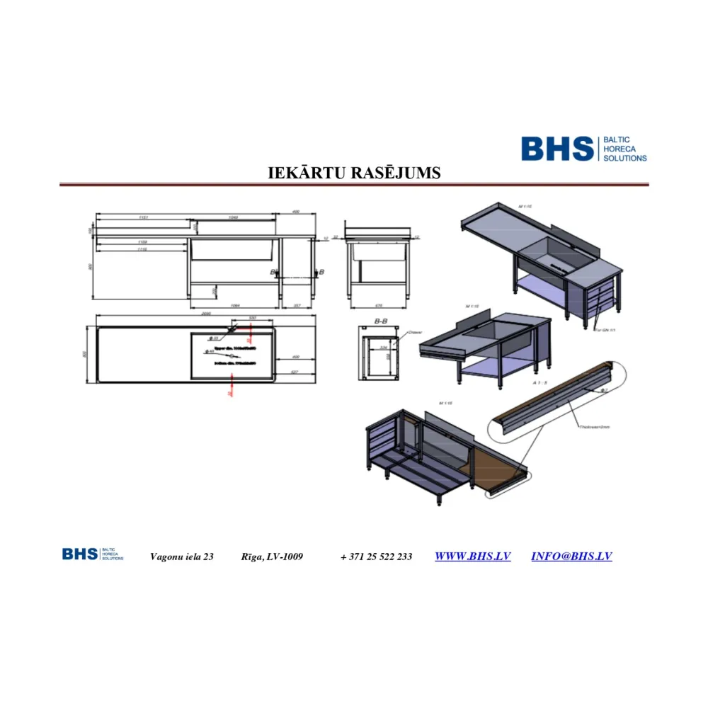 Table with pool (RAS110)