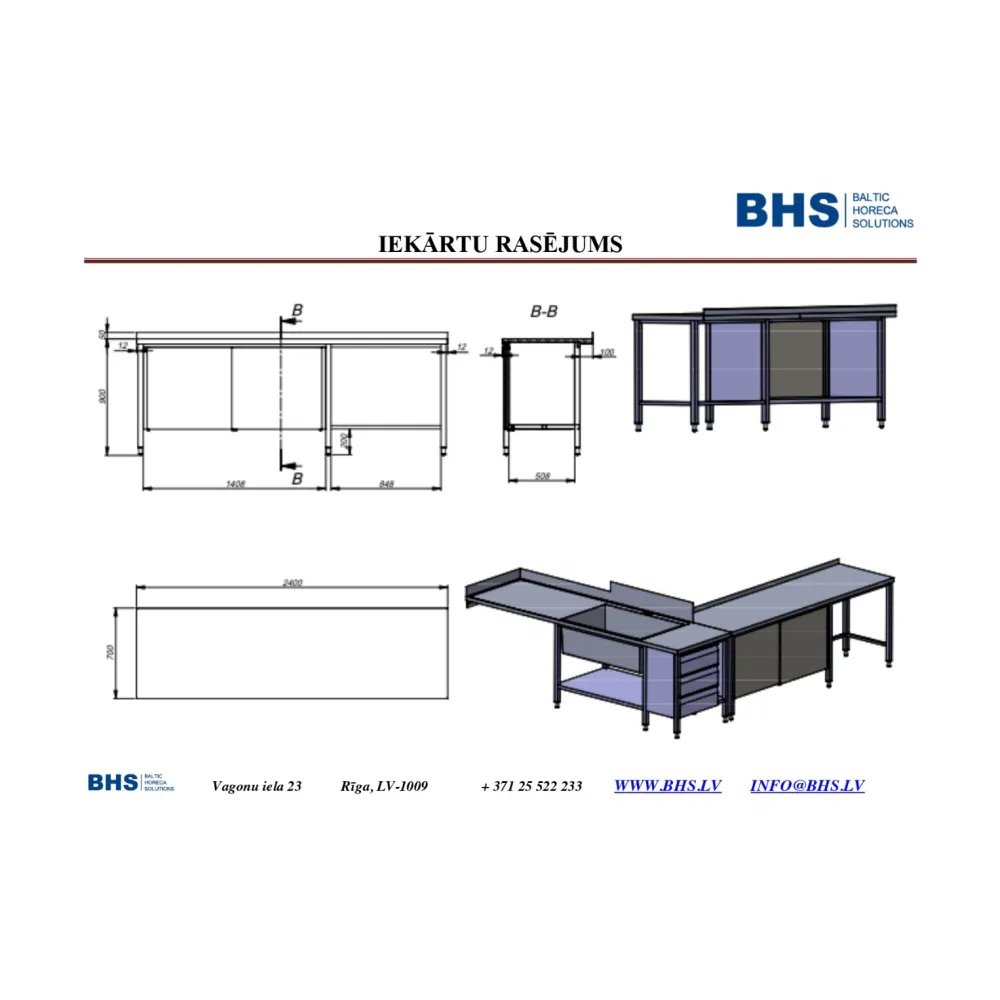 Table with pool (RAS110)