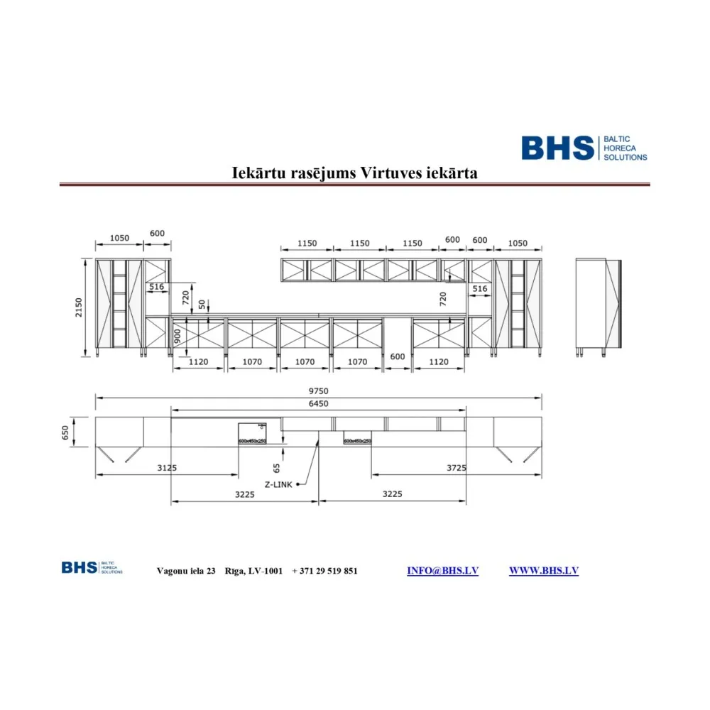 Kitchen Unit 9750 mm (PROJECT-9750)