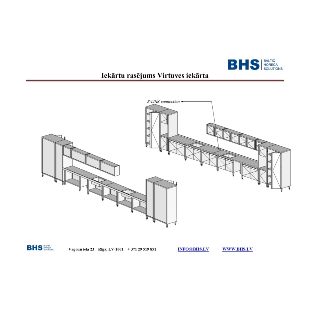 Kitchen Unit 9750 mm (PROJECT-9750)