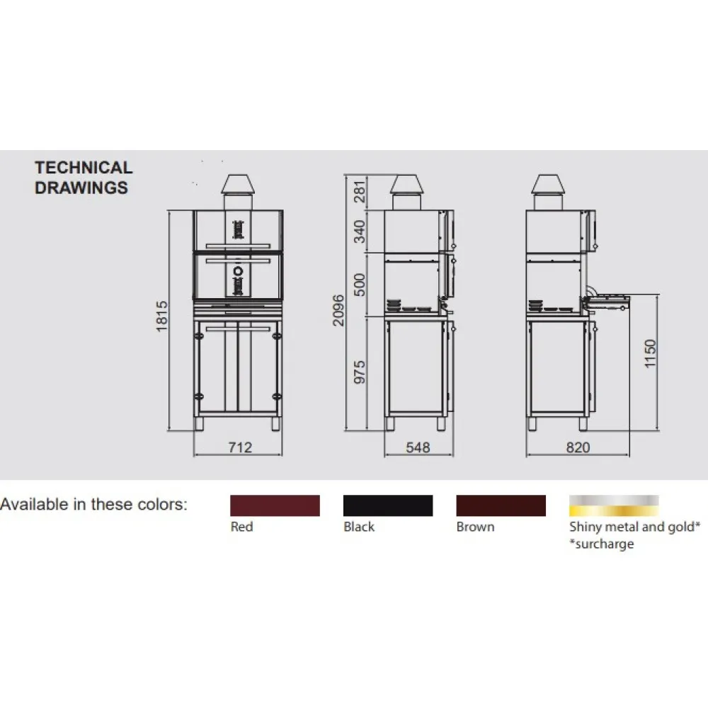 Charcoal Oven SC Type 300sc (CO-SCTipe300sc)