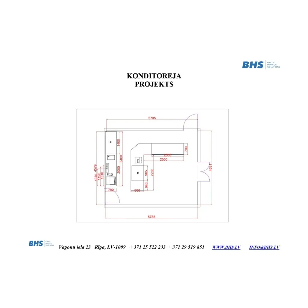 Confectionery drawing (RasējumsConfectionery)