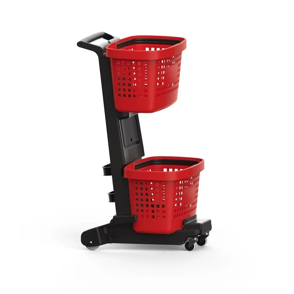 Shopping cart with baskets (SNUPY+2Great)
