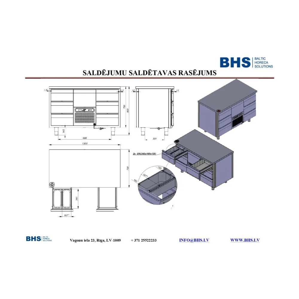 Table congélateur pour glaces  NN44