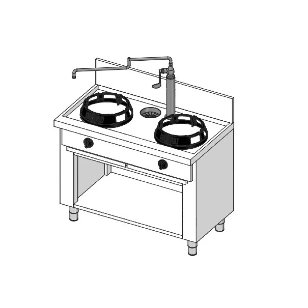 Wok gaz cooking  CC/02 (MW02110060BA)