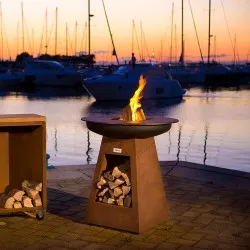 Barbecue Charcoal grill BBQ  Corten Version 1000 mm