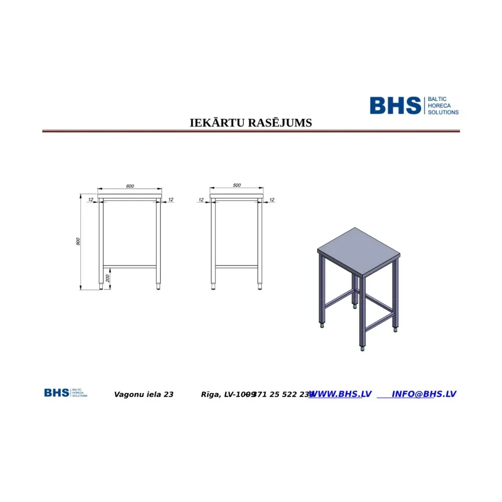 Darba galds Fast -food Bus (RAS106)
