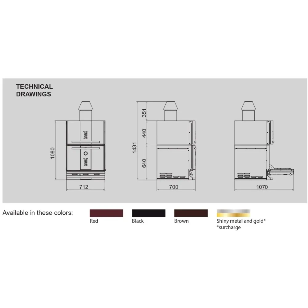 Charcoal Oven c Type 400 (CO-CTipe400)