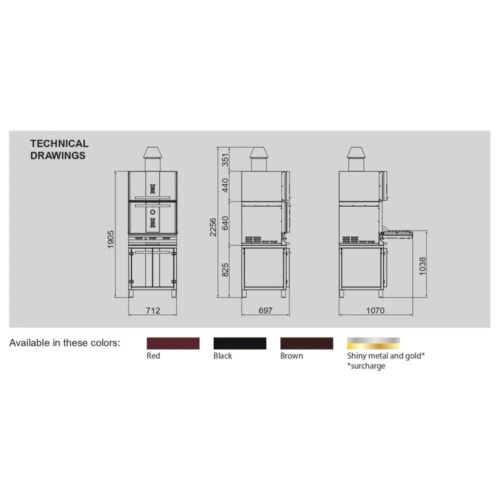 Charcoal Oven SC Type 400sc (CO-SCTipe400sc)