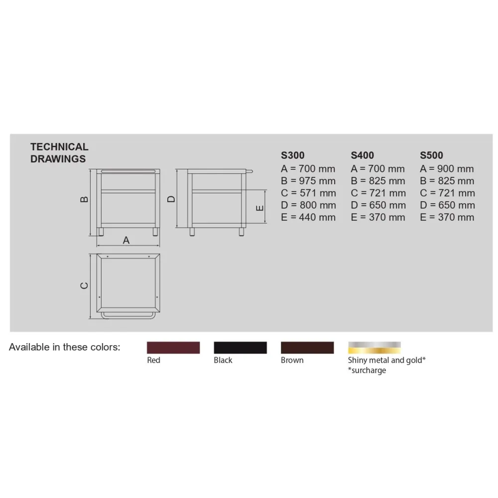 Plateau de four à charbon T300 (CO-T300)