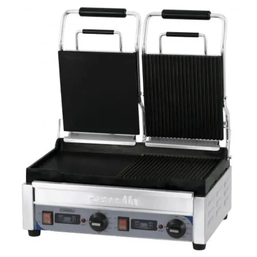 Grill double contact PREMIUM mixte (CGP2HRBLPT)