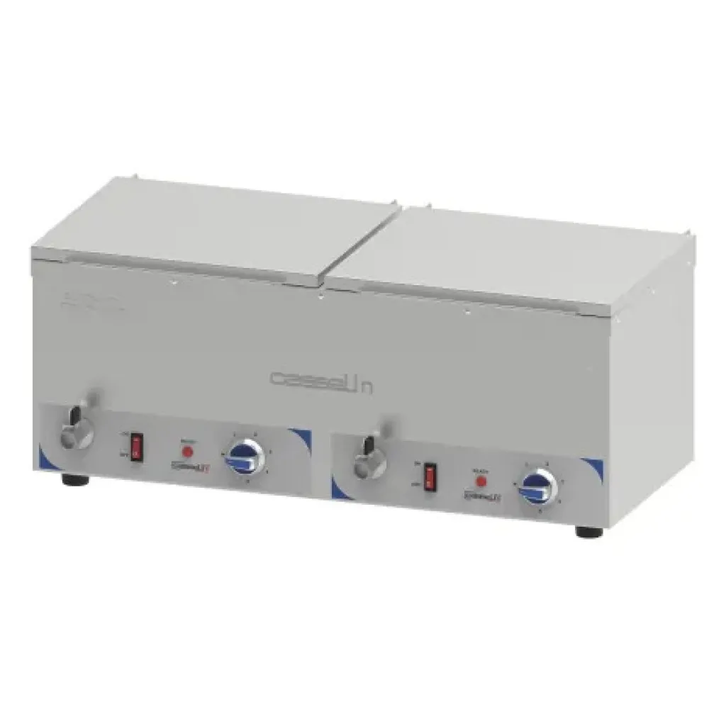 Chauffe-sauce électrique bain-marie 2 x GN1/2 (CBMECS2)