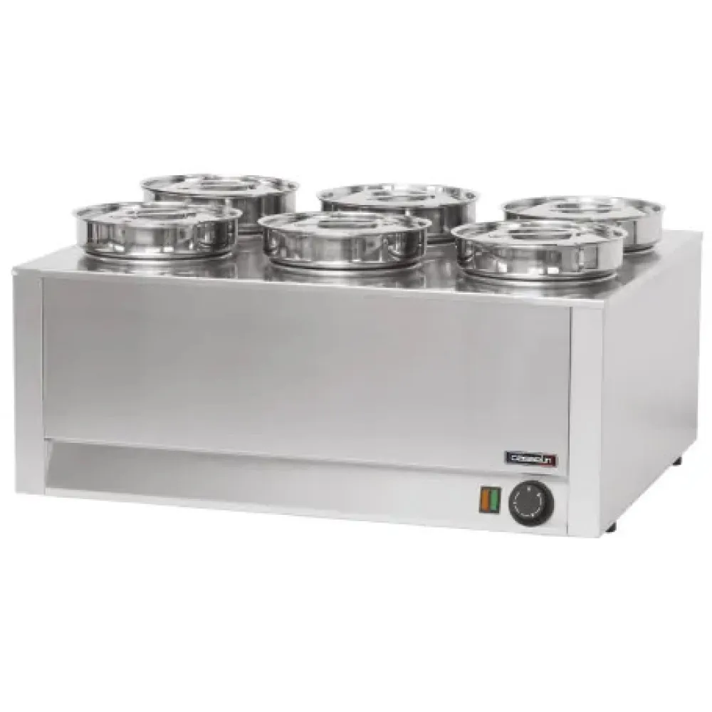 Chauffe-sauce bain-marie 6 x 4,5L (CBMS6)