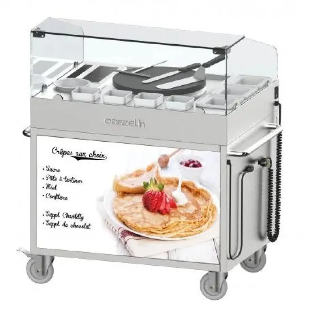 Electric crepe maker trolley 40 - built-in (CCHCC40E)