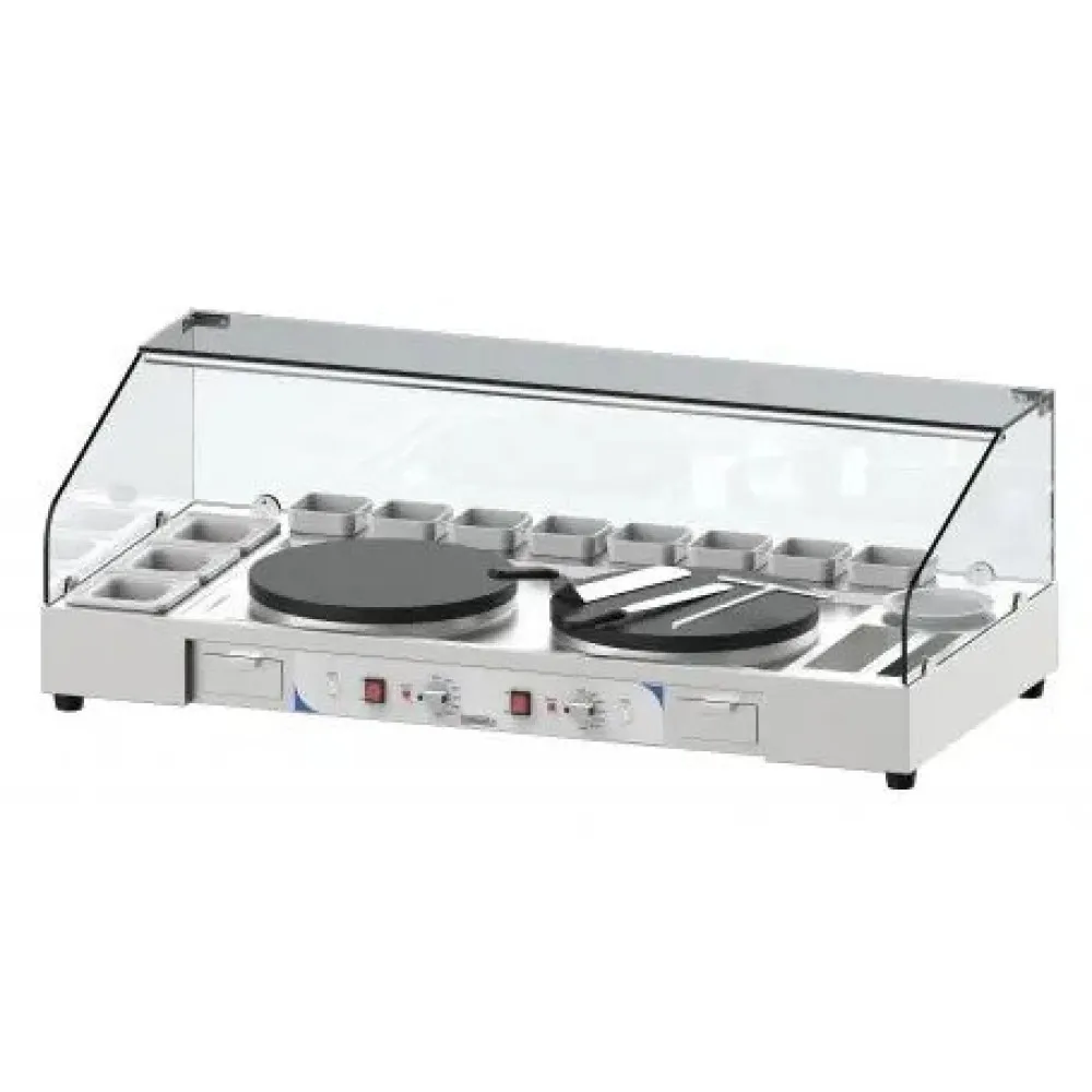 Double crepe maker serving station (CPACCD40E)