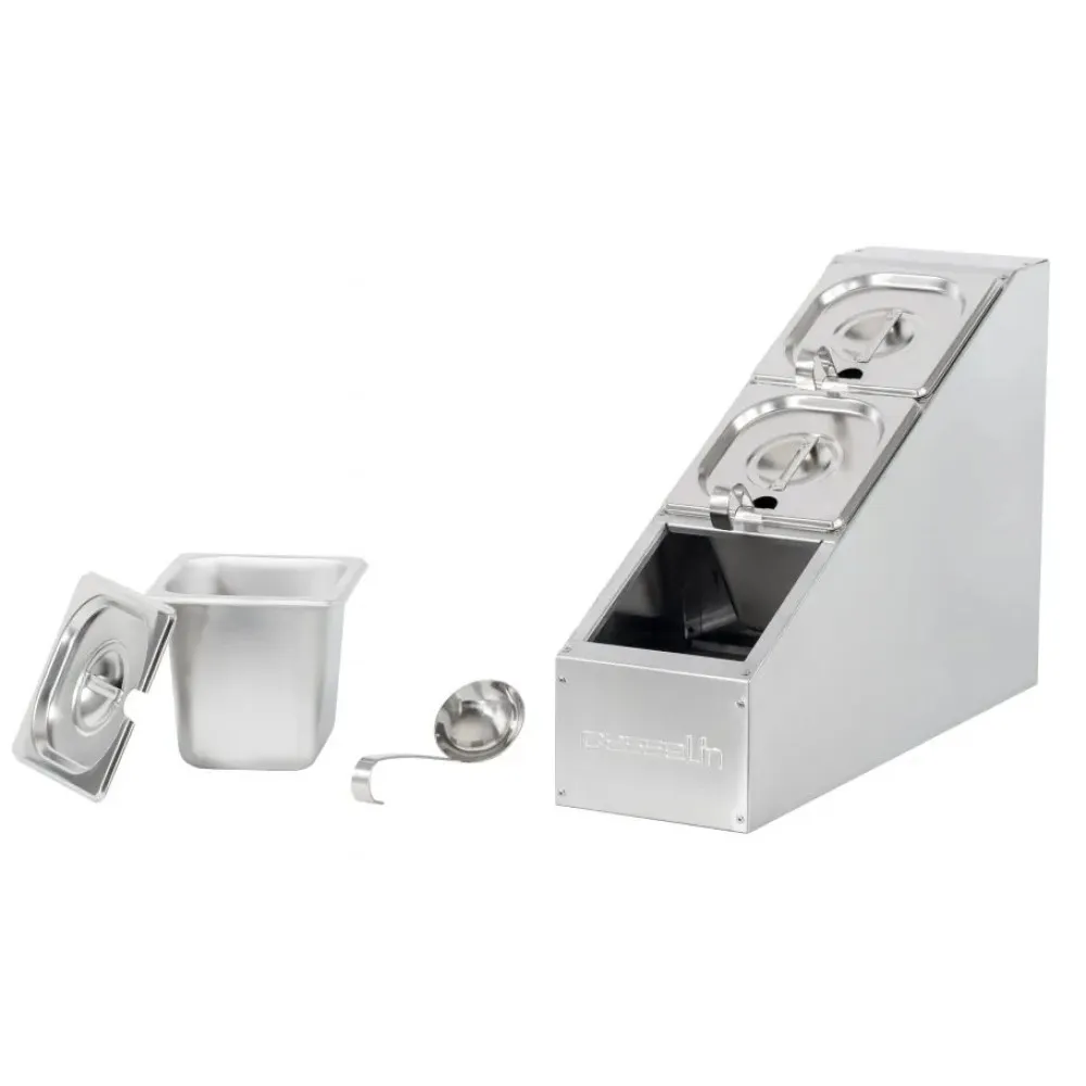 Etagère pour bar à salade 3 x GN1/6 (CSBG316)