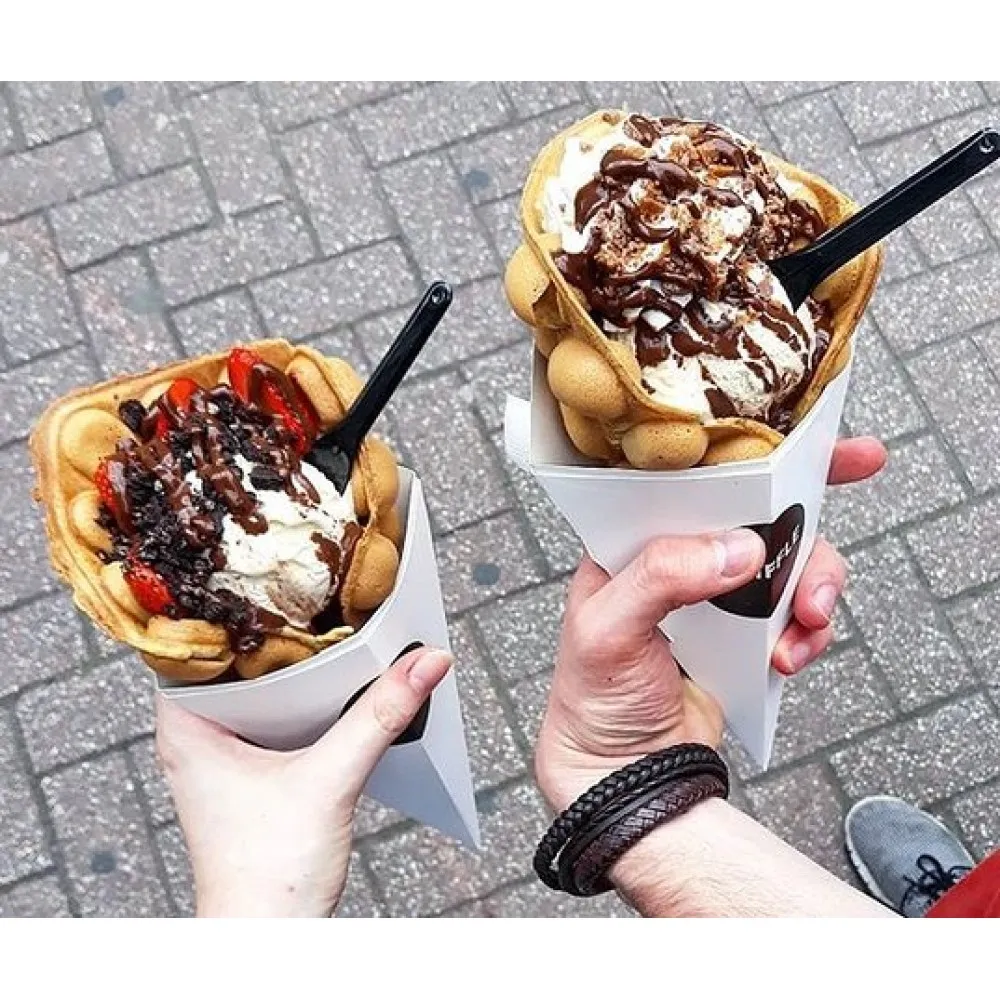 Bubble waffle maker 180° rotation (CG180SB)