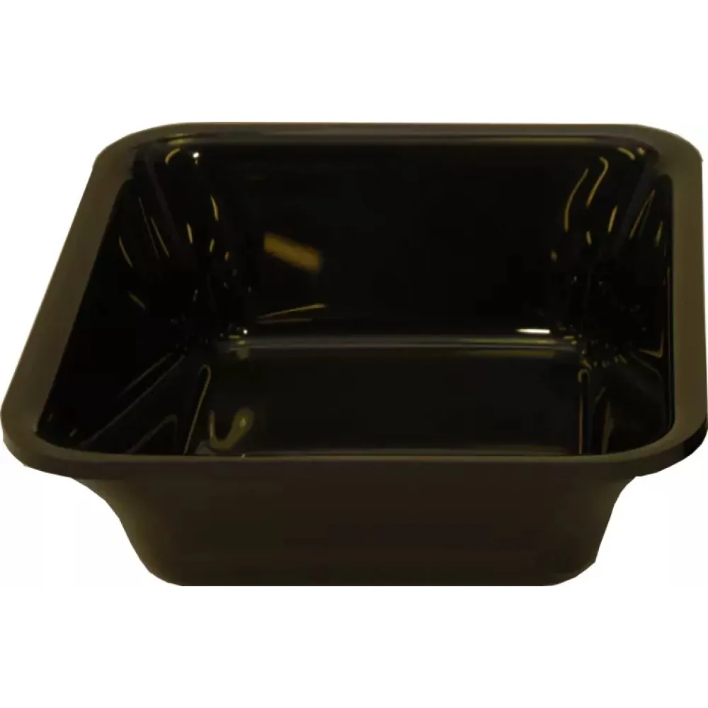 Bac Plexi GN 1/6 profondeur 50 mm en polyméthacrylate de méthyle Noir (A00007286)