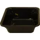 Bac Plexi GN 1/6 profondeur 50 mm en polyméthacrylate de méthyle Noir (A00007286)