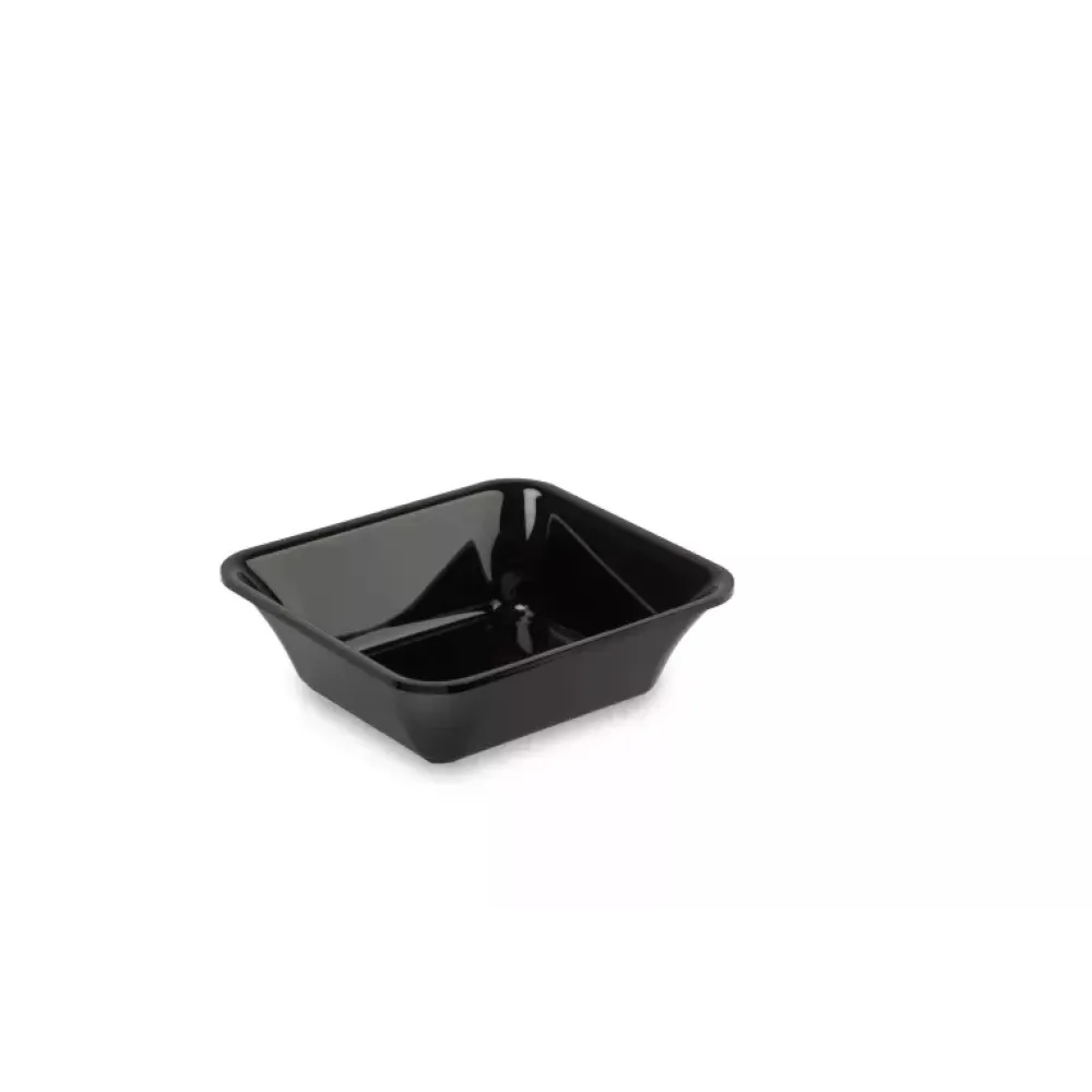 Bac Plexi GN 1/6 profondeur 50 mm en polyméthacrylate de méthyle Noir (A00007286)
