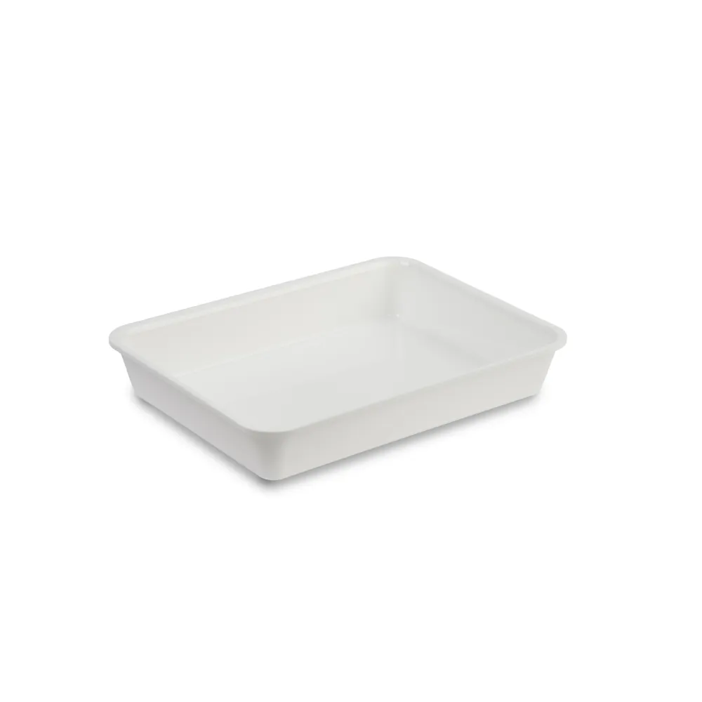 Bac Plexi GN 1/5 profondeur 40 mm en polyméthacrylate de méthyle blanc (A00004958)
