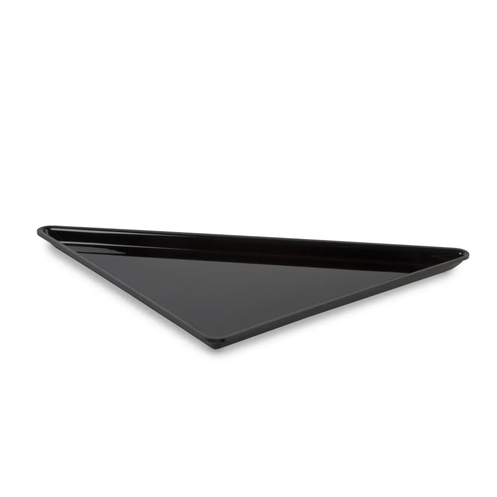 Bac Plexi Triangle en polyméthacrylate de méthyle, 400x400x530x50mm, noir (A00017600)