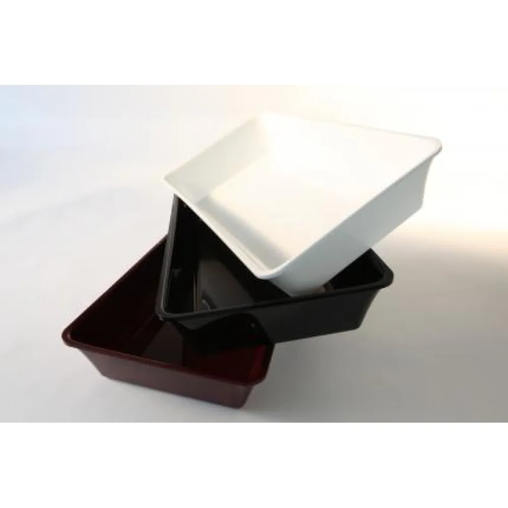 Bac Plexi GN 3/4 profondeur 80 mm en polyméthacrylate de méthyle Noir (A00006603)