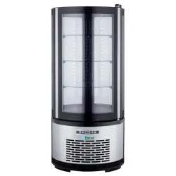 Refrigerated display cases with rounded glass ARC100B