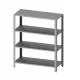 Stainless steel storage rack solid shelves 1200 (951885120)