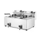 Friteuse manuelle Profi Line avec robinet de sortie, 2 x 8 l (N209301)