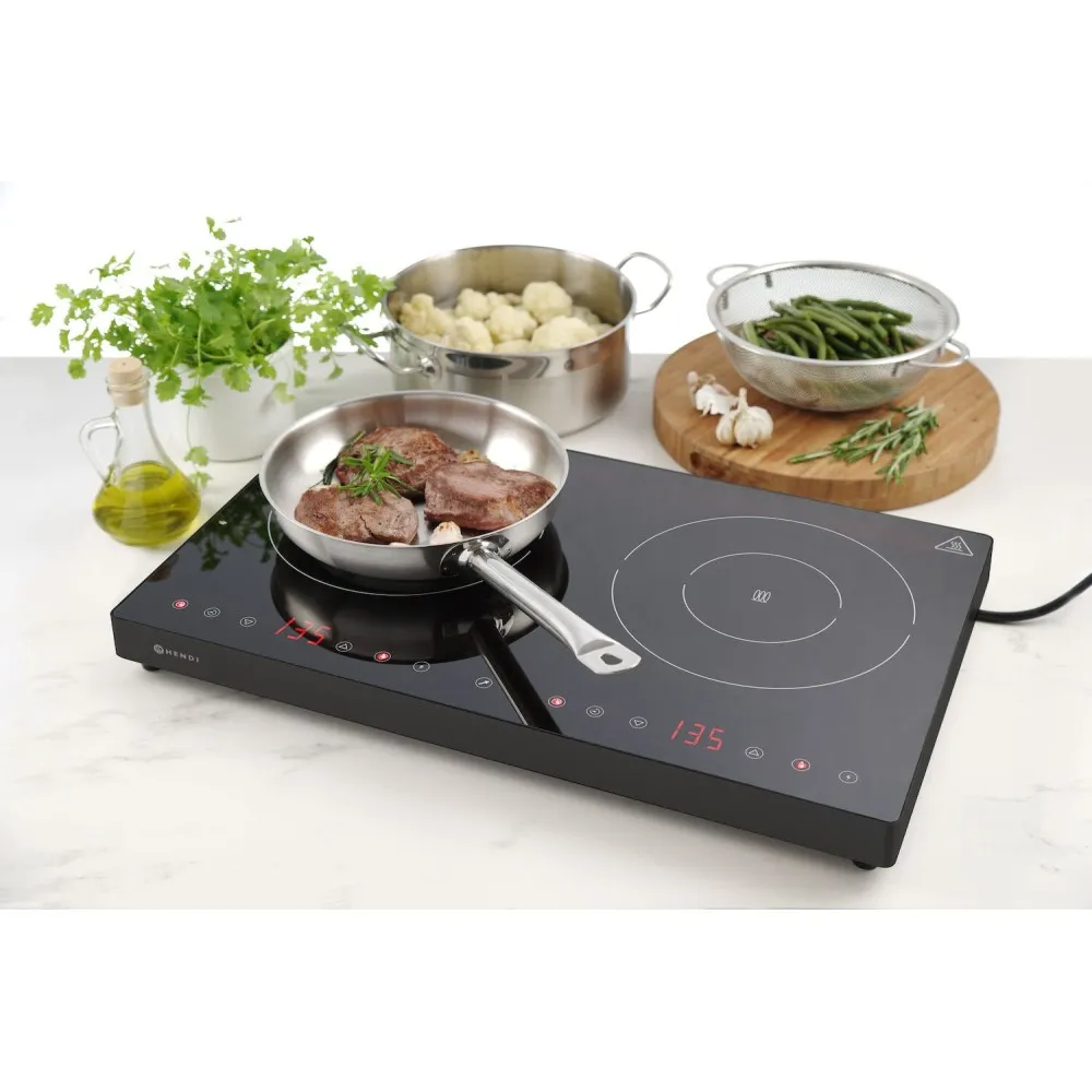 Cuisinière double induction 3.5 kW (N239414)