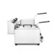Friteuse manuelle Profi Line avec robinet de sortie, 2 x 8 l (N209301)