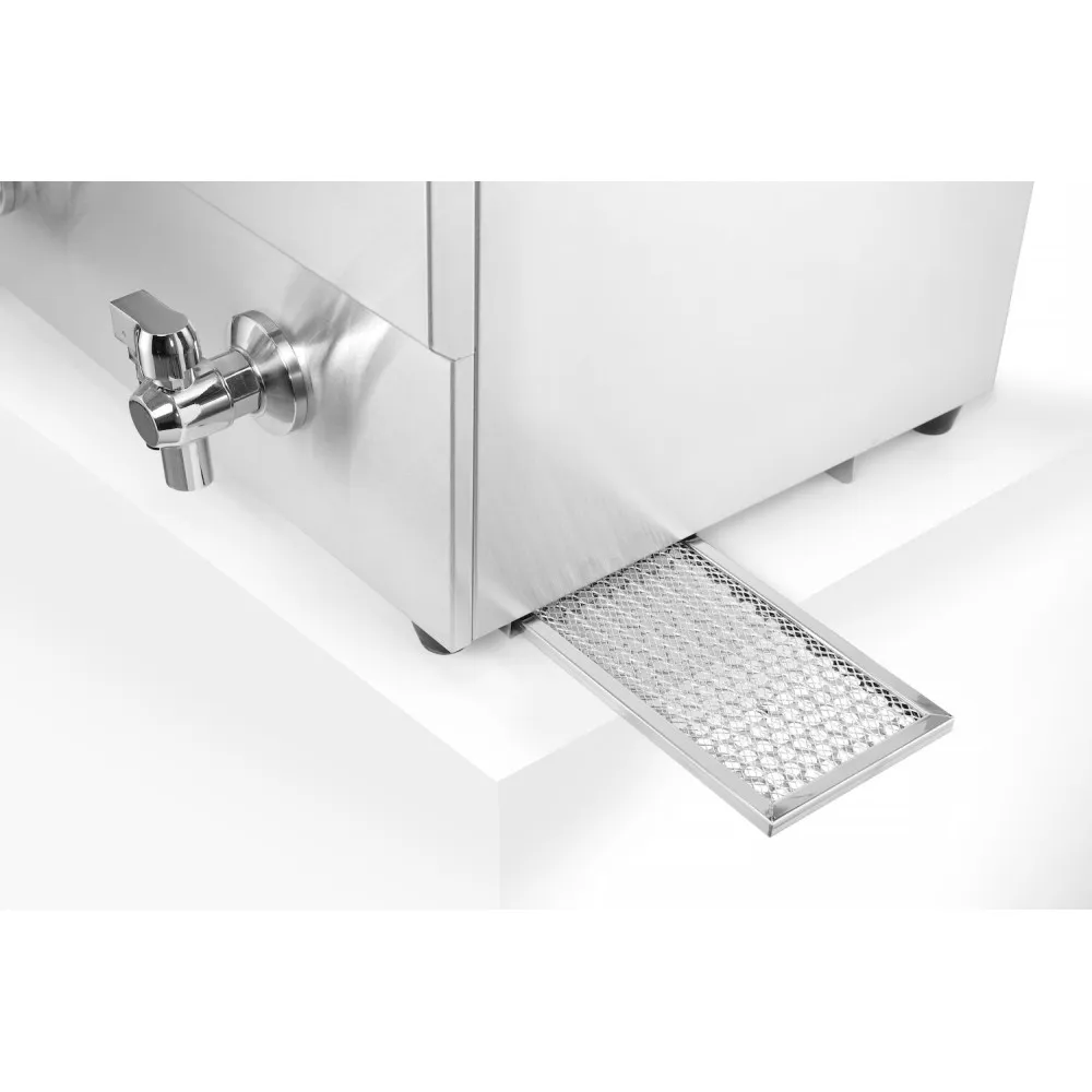 Friteuse induction avec robinet de sortie - 2 x 8 l (N215029)