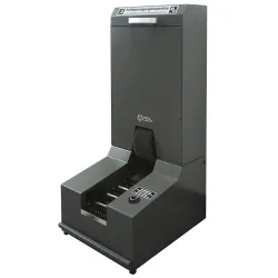 Machine compacte de nettoyage à sec pour semelles et partie supérieure des chaussures Solamat 100