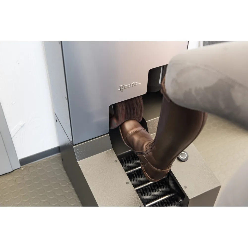 Appareil compact de nettoyage à sec des semelles de chaussures avec fonction de polissage Solamat 150 (064-2240)