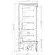 Vitrine froide ECOMAX 1.3 1260 mm (VIS101)