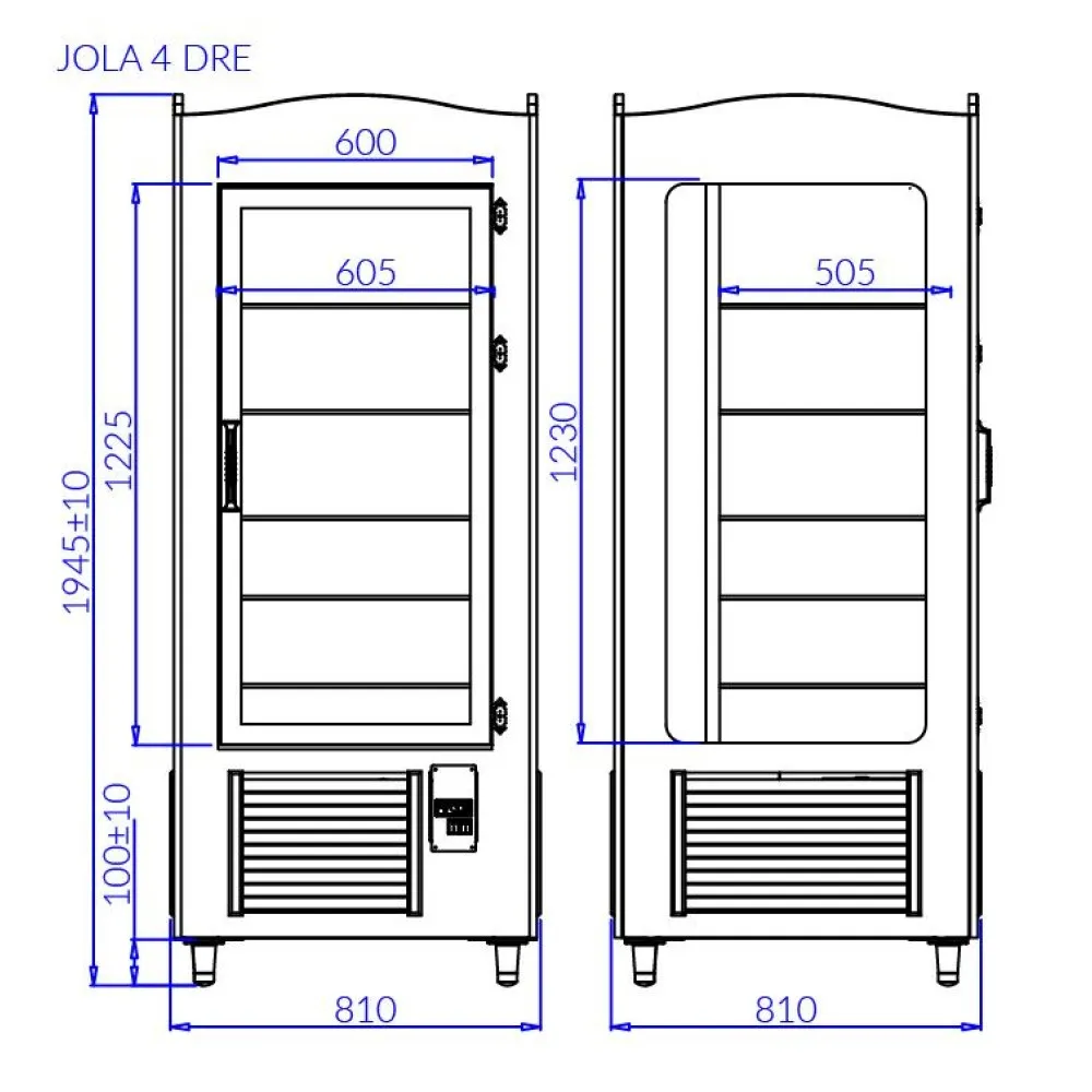 Showcase JOLA 4 DRE (JO100DRE)