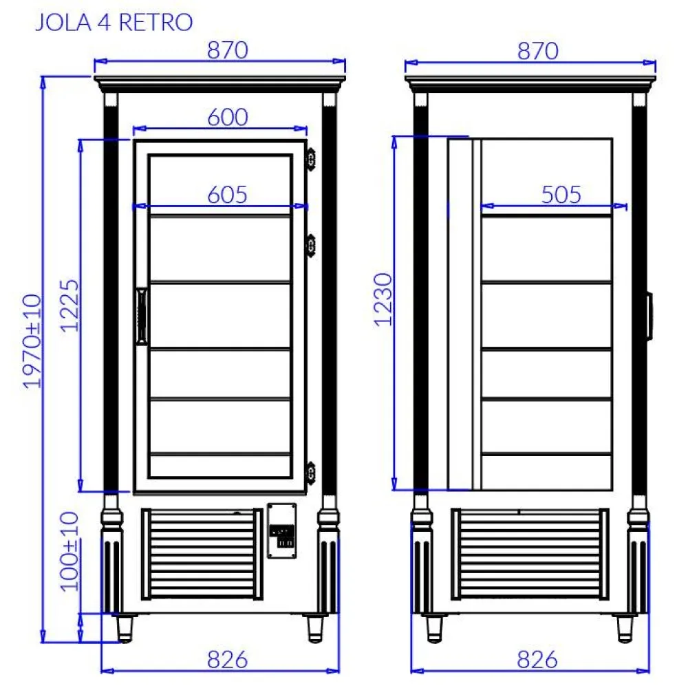 Showcase JOLA 4 RETRO (JO100RETRO)