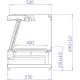 Vitrine chaude PIZZA BAR 900 mm (PIZZABAR0.9)