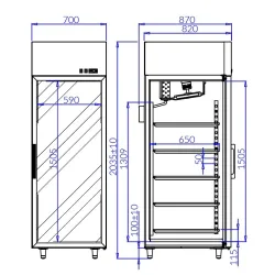 Réfrigérateur JOLA1 AG-GASTRO